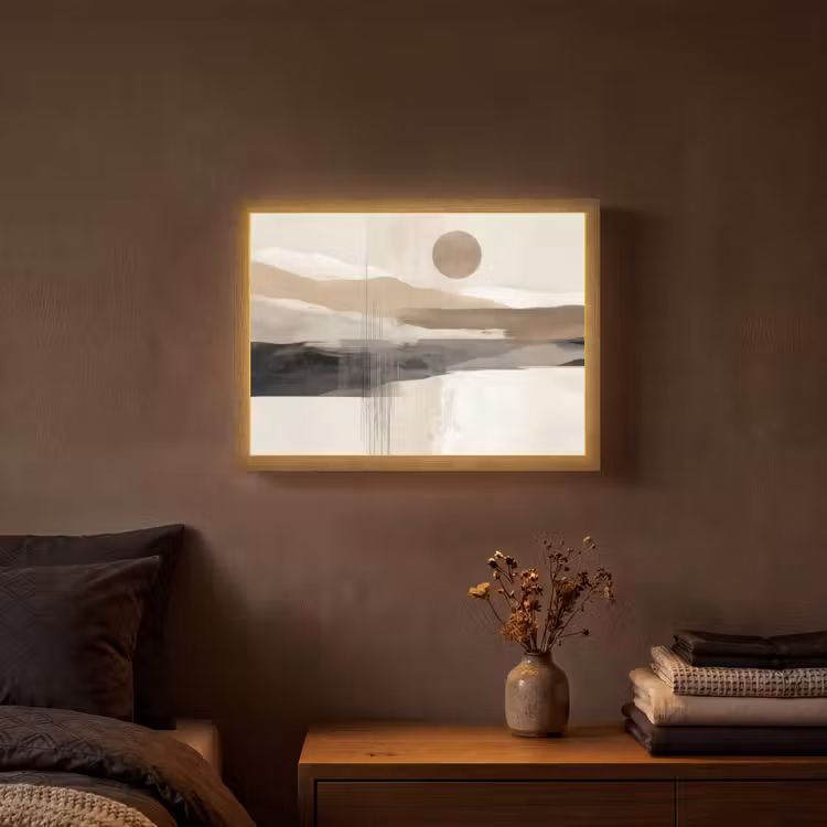 Lightbox - Wandlamp - Minimalistisch - Landschap - Dimensie — 3