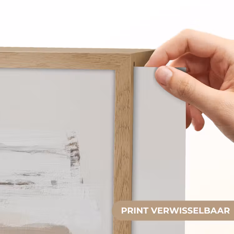 Lightbox - Wandlamp - Penseelstreken - Balans - Beige - Bruin — 5