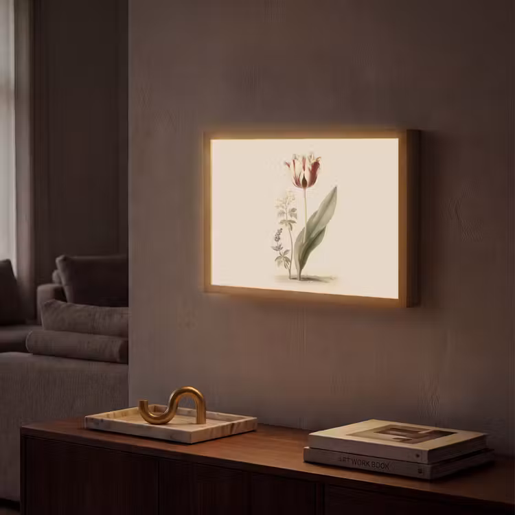 Lightbox - Wandlamp - Tulp - Minimalistisch - Beige — 2