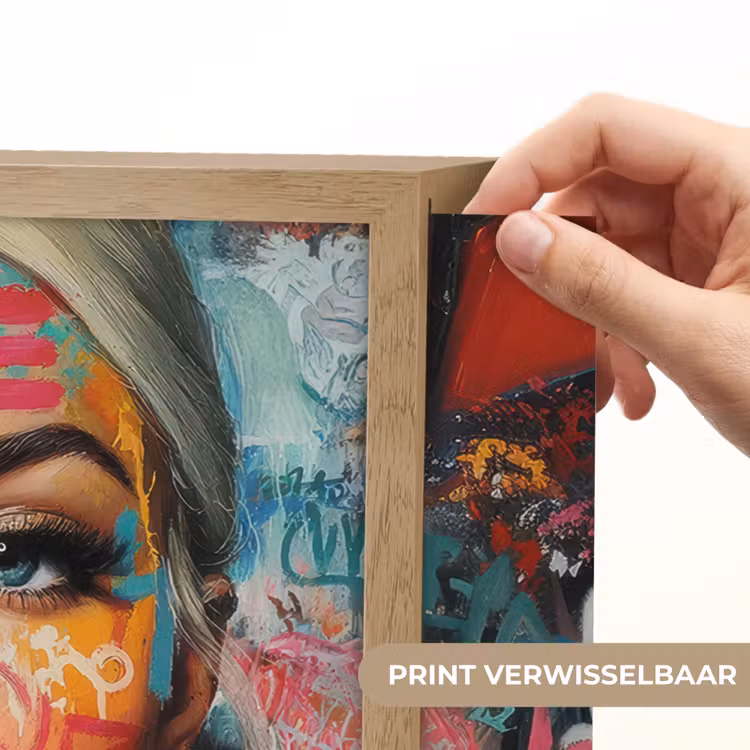 Lightbox - Wandlamp - Vrouw - Kauwgom - Graffiti - Love — 5