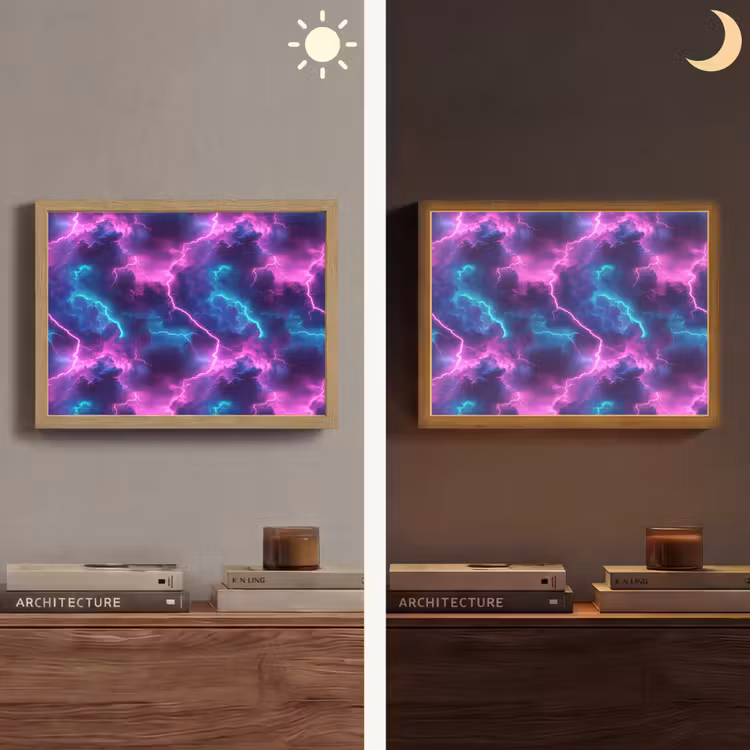 Lightbox - Wandlamp - Elektrisch - Neon - Lucht — 6