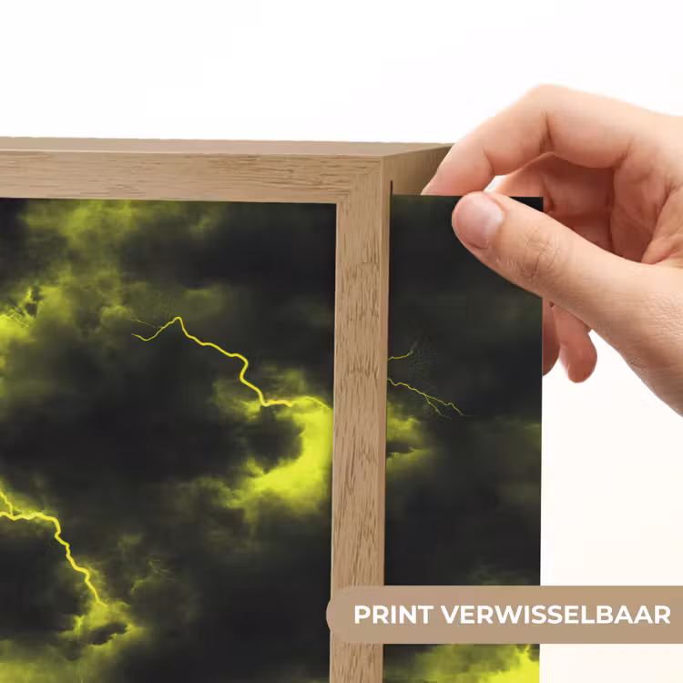 Lightbox - Wandlamp - Geel - Storm - Wolken — 5