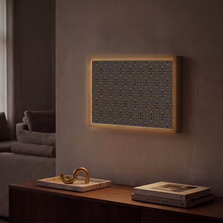 Lightbox - Wandlamp - Goud - Zwart - Diamant — 2