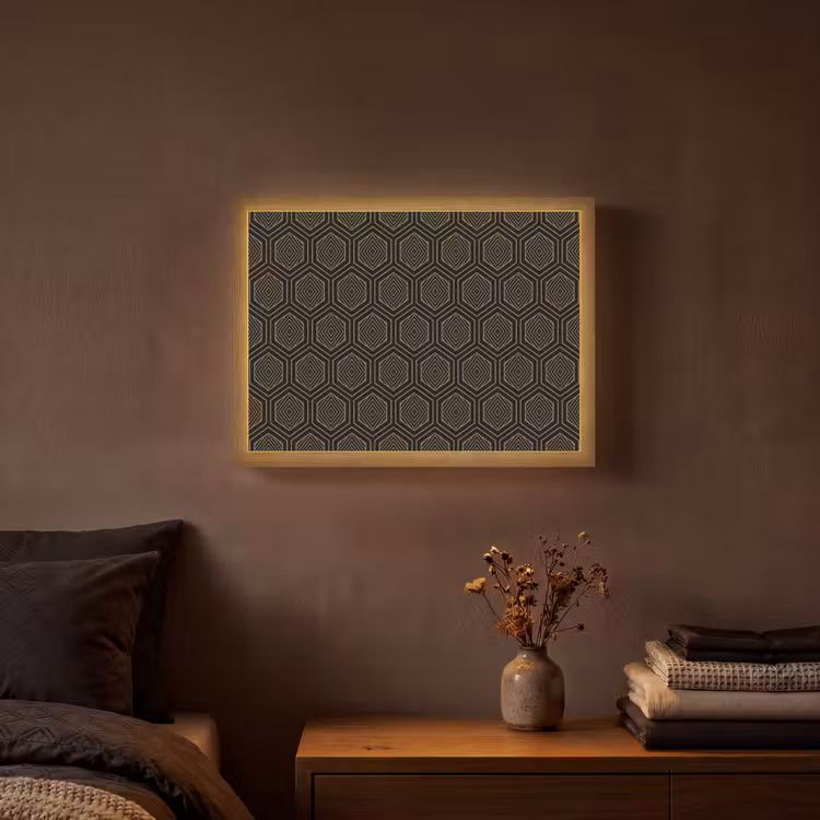 Lightbox - Wandlamp - Goud - Zwart - Tunnel — 3