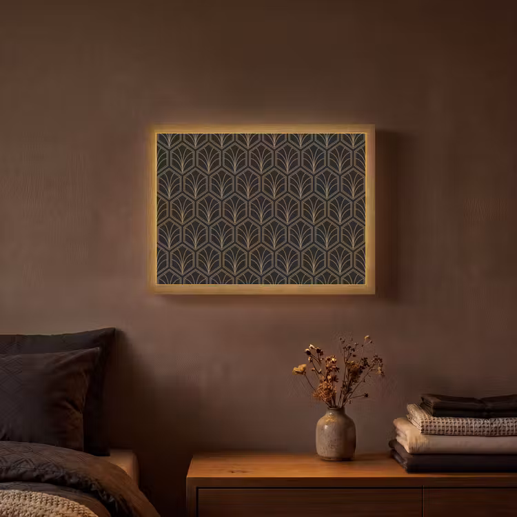 Lightbox - Wandlamp - Pijlvorm - Waaier - Goud — 3