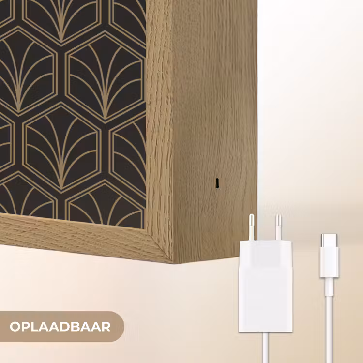 Lightbox - Wandlamp - Pijlvorm - Waaier - Goud — 7