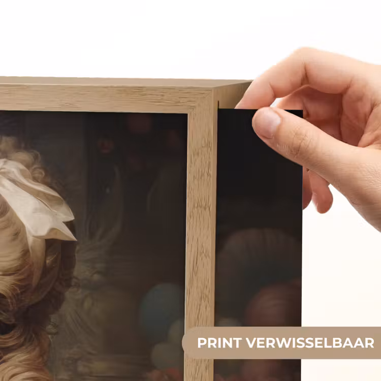 Lightbox - Wandlamp - Vrouw - Barokjurk - Kauwgom — 5