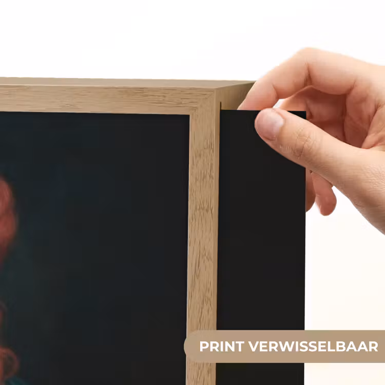 Lightbox - Wandlamp - Vrouw - Portret - Kauwgombel — 5