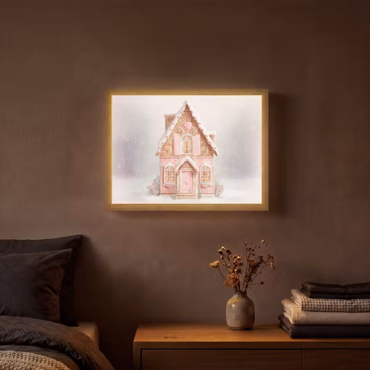 Lightbox - Wandlamp - Huisje - Suiker - Pastel — 3