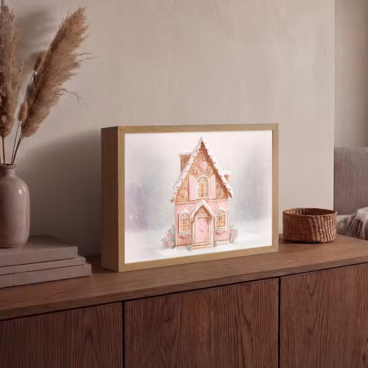 Lightbox - Wandlamp - Huisje - Suiker - Pastel — 4