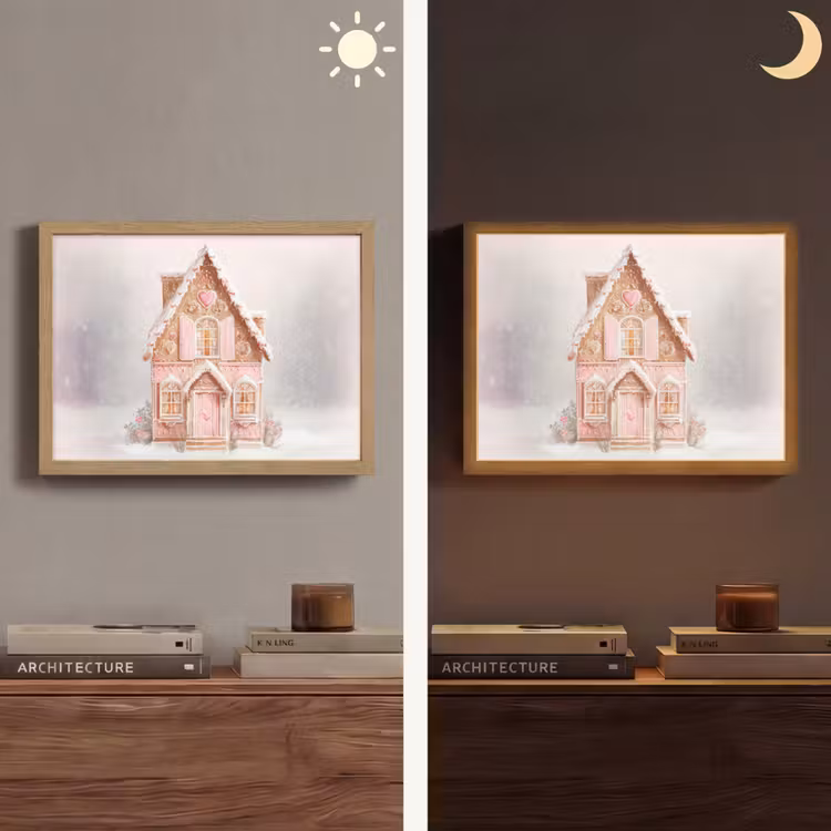Lightbox - Wandlamp - Huisje - Suiker - Pastel — 6