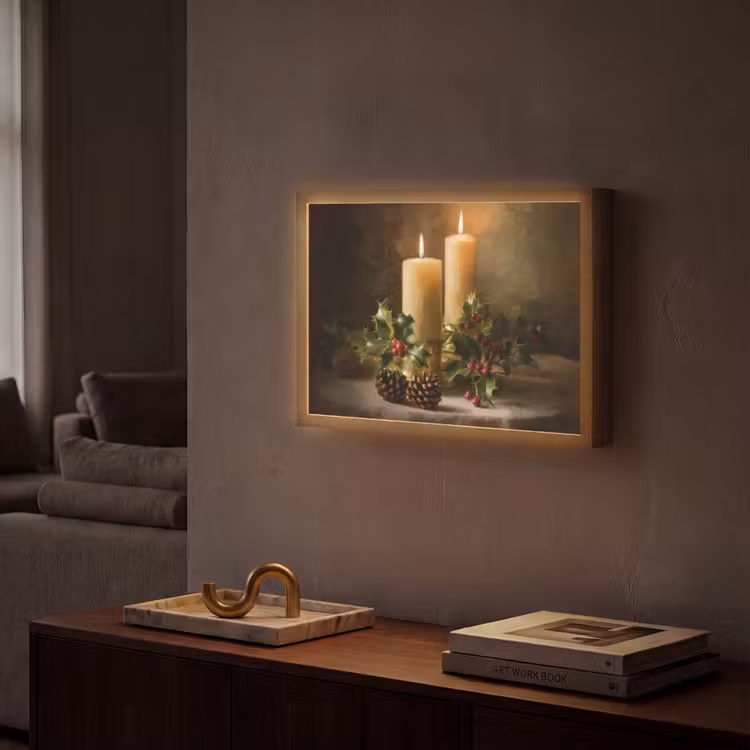 Lightbox - Wandlamp - Kaarslicht - Kerst - Veelkleurig — 2