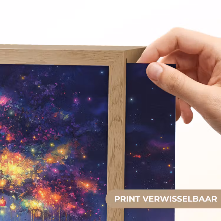Lightbox - Wandlamp - Kosmisch - lichtboom - Kerst - Kleurrijk — 5