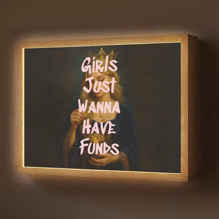 Lightbox - Wandlamp - Kroon - Vrouw - Jurk - Opvallend — 1
