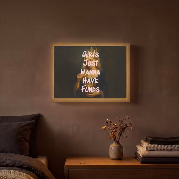 Lightbox - Wandlamp - Kroon - Vrouw - Jurk - Opvallend — 3