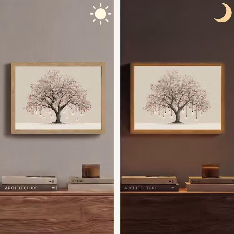 Lightbox - Wandlamp - Lichtboom - Winter - Kerst - Meerkleurig — 6
