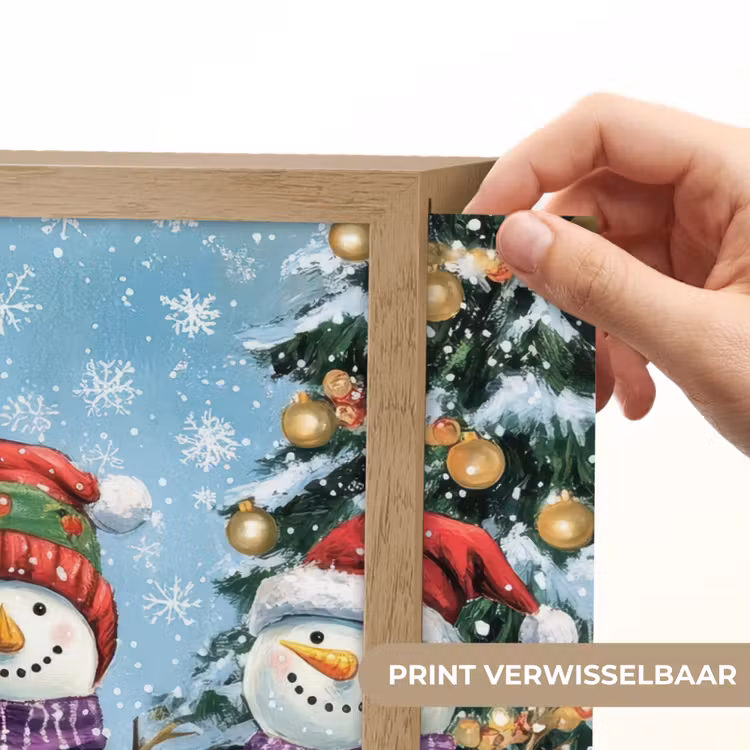 Lightbox - Wandlamp - Vrolijk - Sneeuw - Kleurrijk — 5