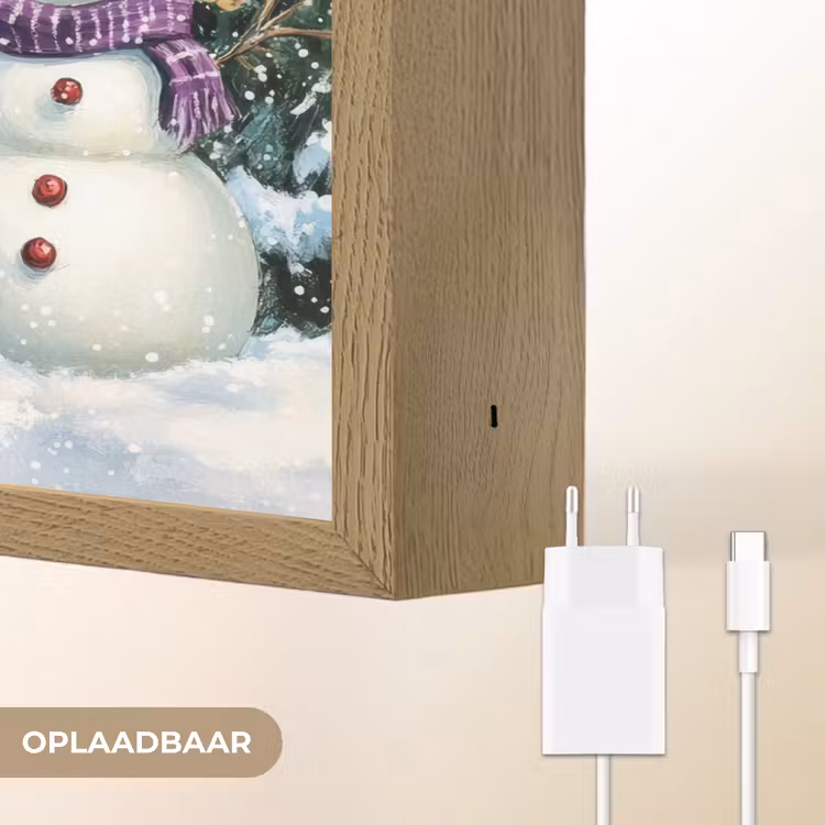 Lightbox - Wandlamp - Vrolijk - Sneeuw - Kleurrijk — 7