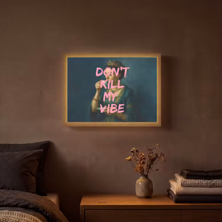 Lightbox - Wandlamp - Vrouw - Portret - Kroon — 3