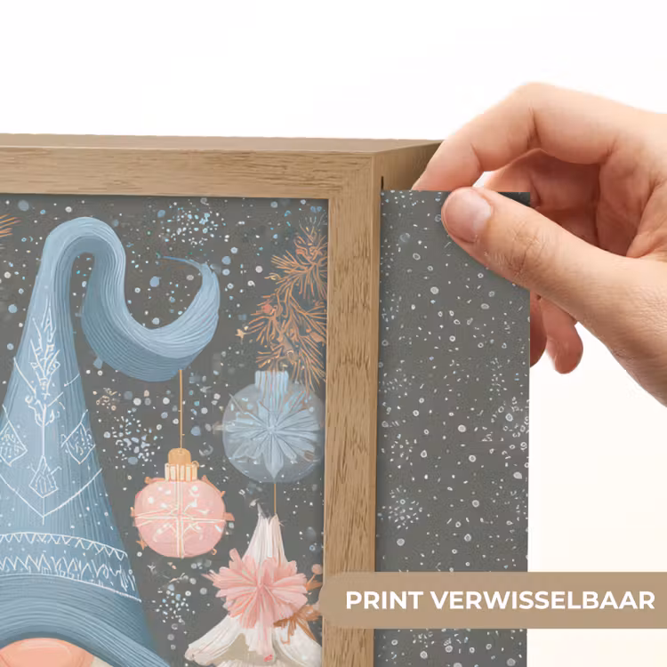 Lightbox - Wandlamp - Kerst - Gnomen - Pastel — 5