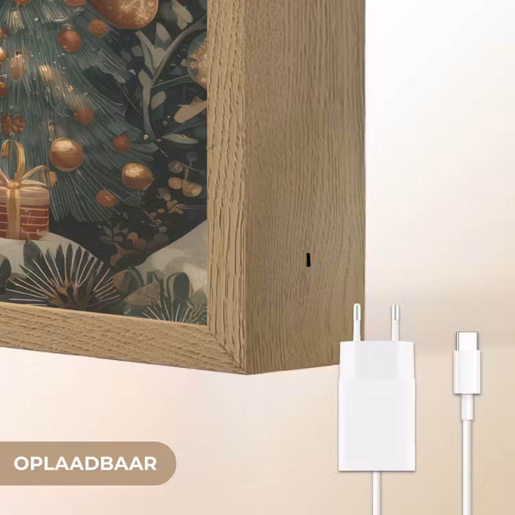 Lightbox - Wandlamp - Kerst - Gnomen - Peperkoekhuisje - Rood - Groen — 7