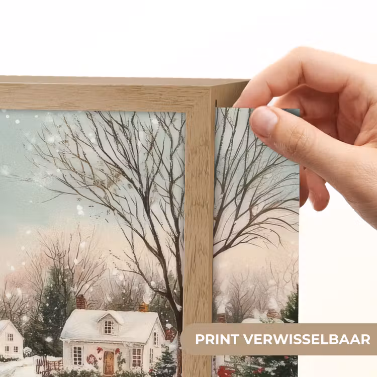 Lightbox - Wandlamp - Kerstsfeer - Landelijk - Rood — 5