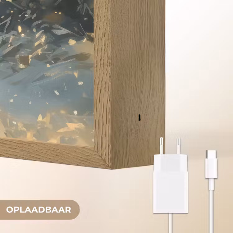 Lightbox - Wandlamp - Dennensprookje - Rendier - Nacht — 7