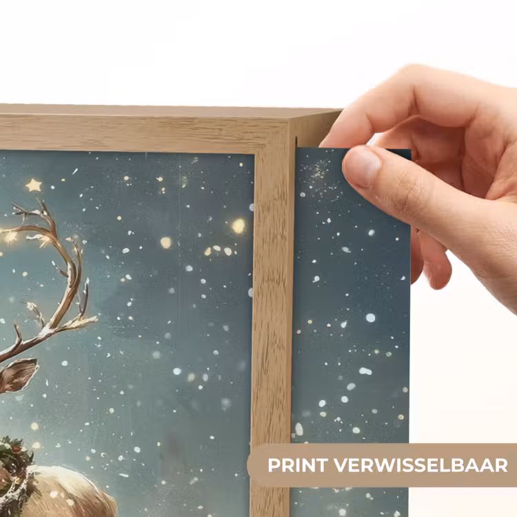 Lightbox - Wandlamp - Kerstmagie - Winterwoud - Rendier — 5