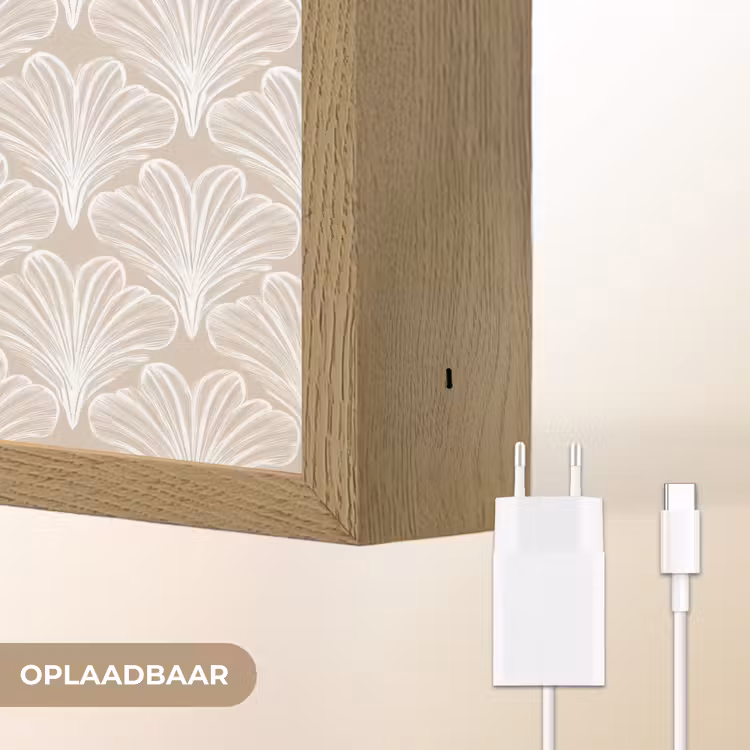 Lightbox - Wandlamp - Vintage - Waaier -Crème — 7