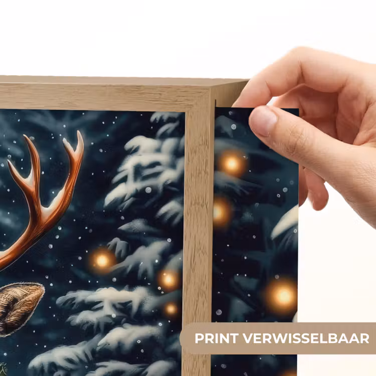 Lightbox - Wandlamp - Kerst - Magie - Bos - Kleurrijk — 5