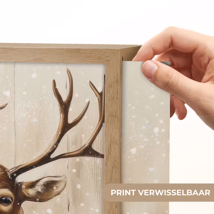 Lightbox - Wandlamp - Kerstman - Rendier - Sneeuw - Kleurrijk — 5
