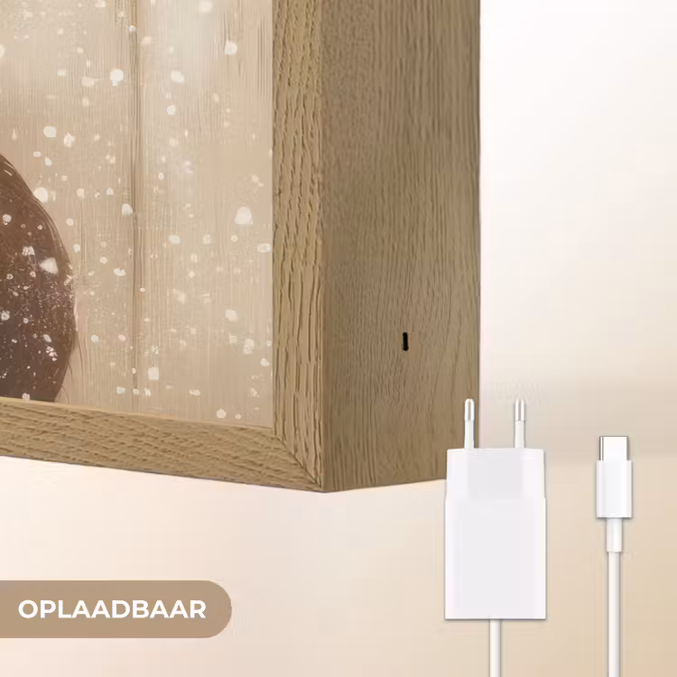 Lightbox - Wandlamp - Kerstman - Rendier - Sneeuw - Kleurrijk — 7