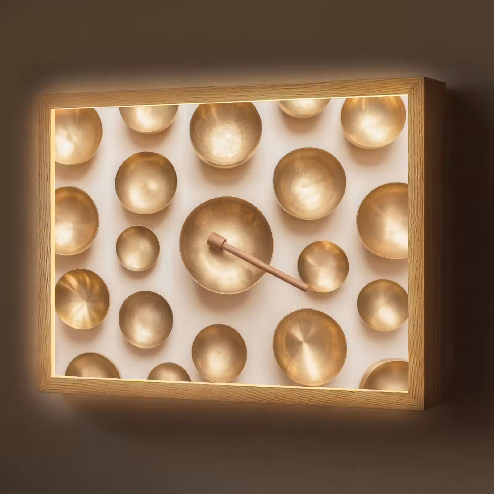 Lightbox - Wandlamp - Symmetrisch - Goud - Brons - Balans — 1
