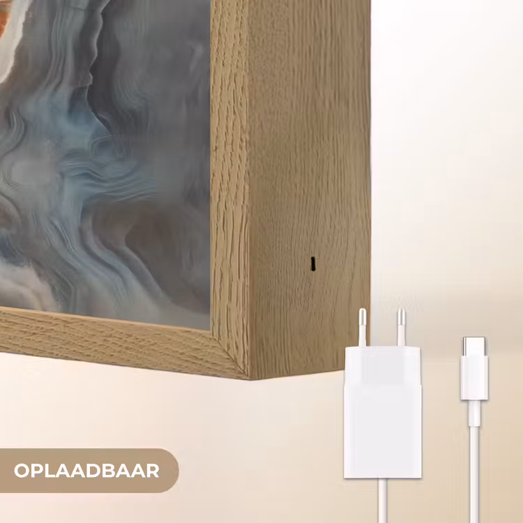 Lightbox - Wandlamp - Cirkel - Ringen - Steen - Tinten — 7