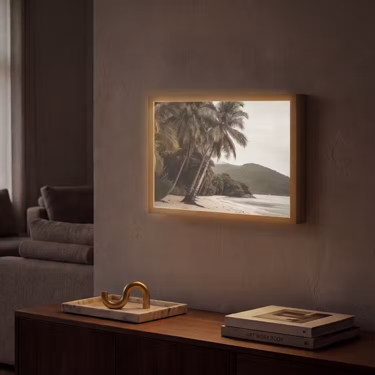 Lightbox - Wandlamp - Eiland - Palmboom - Zee — 2
