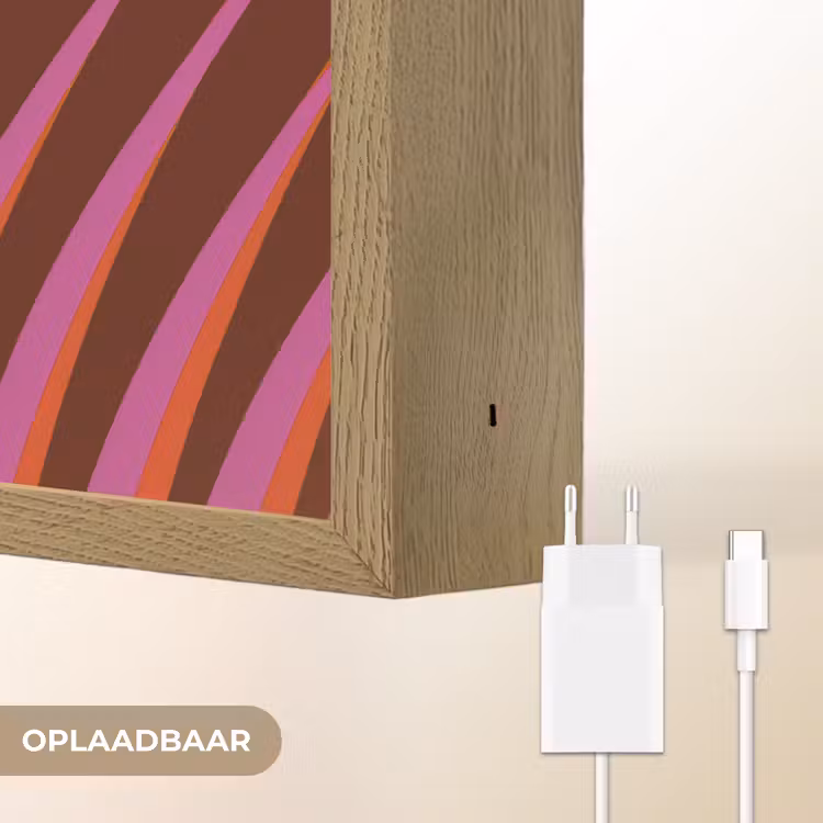 Lightbox - Wandlamp - Lijnen - Rood - Beweging — 7