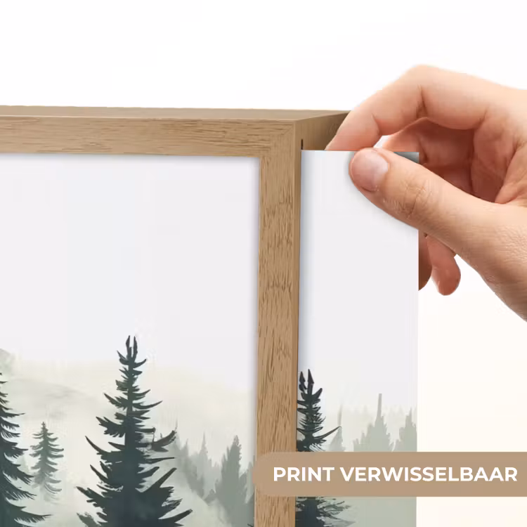 Lightbox - Wandlamp - Pad - Bomen - Bos - Illustratie — 5