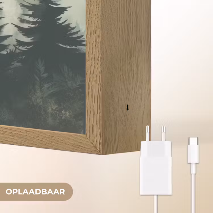 Lightbox - Wandlamp - Pad - Bomen - Bos - Illustratie — 7