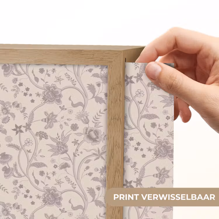 Lightbox - Wandlamp - Patroon - Bloemen - Paars — 5