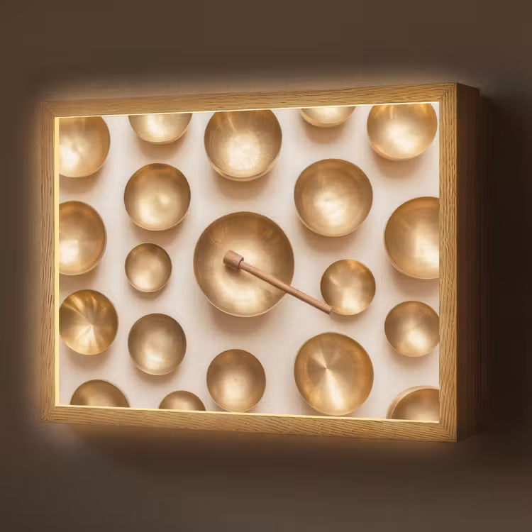 Lightbox - Wandlamp - Symmetrisch - Goud - Brons - Balans — 1