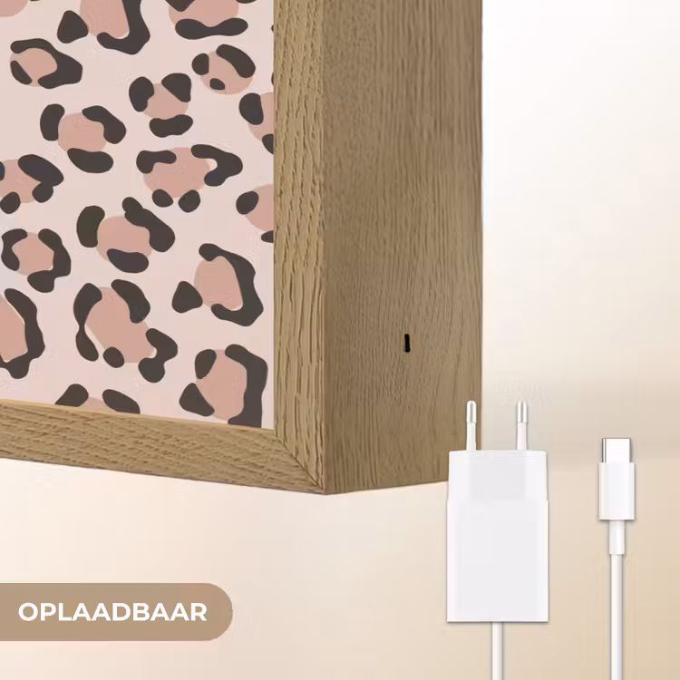 Lightbox - Wandlamp - Vlekken - Beige - Luipaard — 7