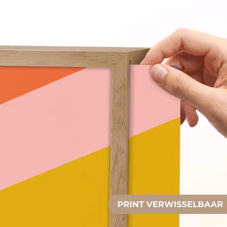 Lightbox - Wandlamp - Driehoeken - Kleurrijk - Abstract — 5