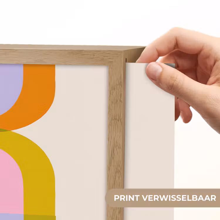 Lightbox - Wandlamp - Stapel - Vormen - Geblokt - Oranje — 5