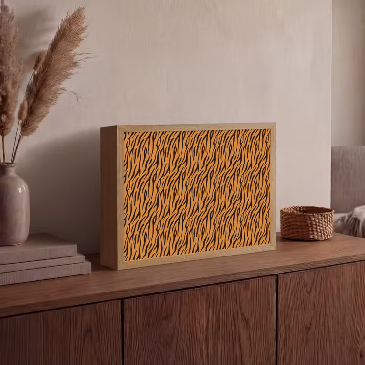 Lightbox - Wandlamp - Dier - Oranje - Tijger — 4