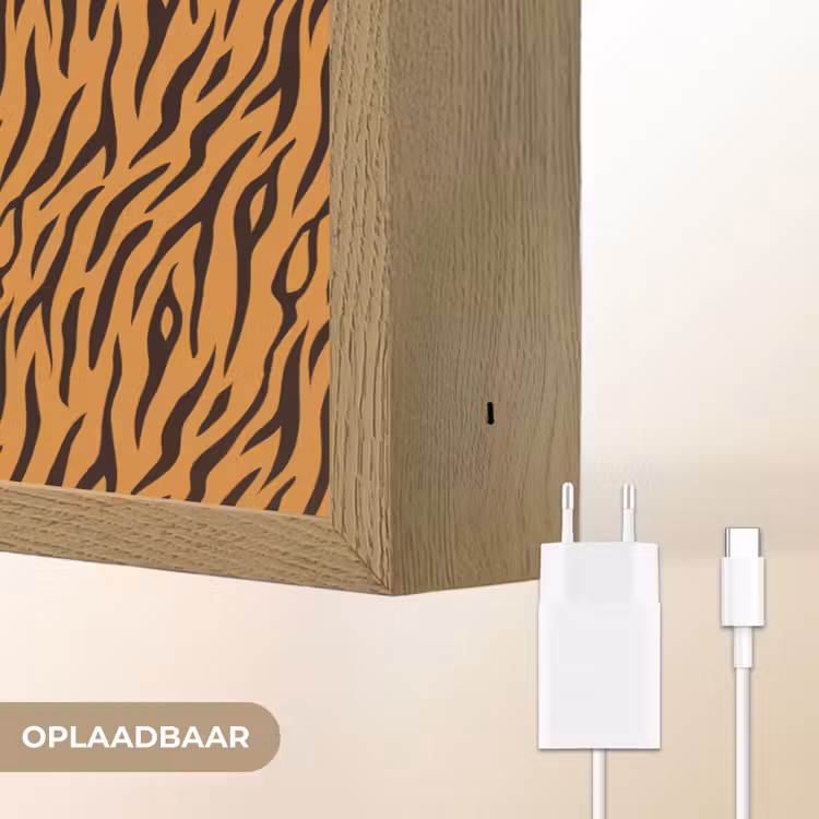 Lightbox - Wandlamp - Dier - Oranje - Tijger — 7