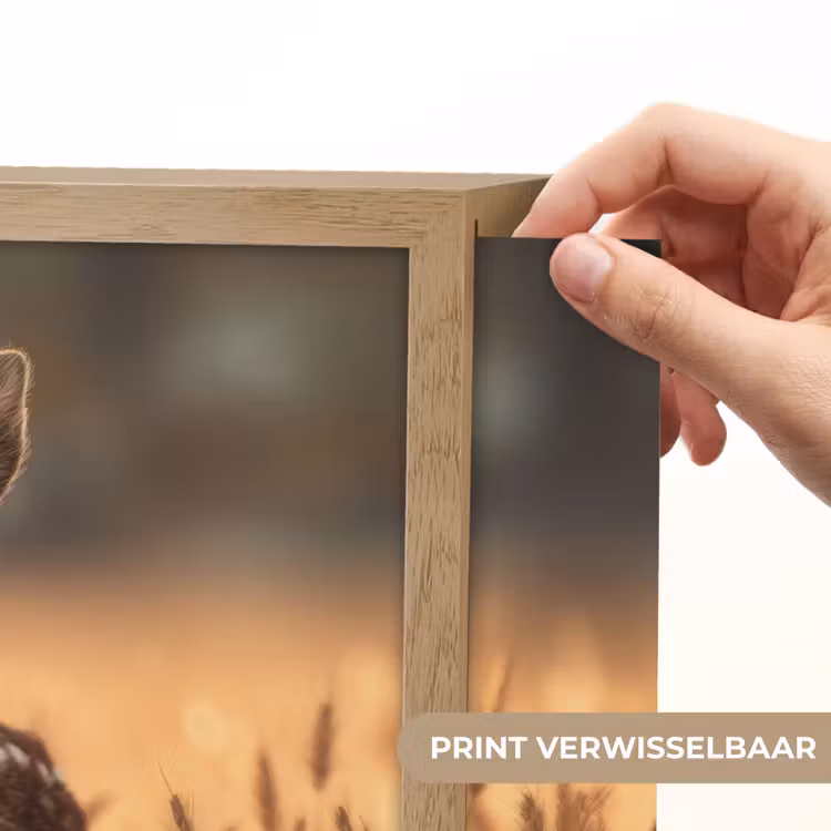 Lightbox - Wandlamp - Hert - Graanveld - Bruin — 5