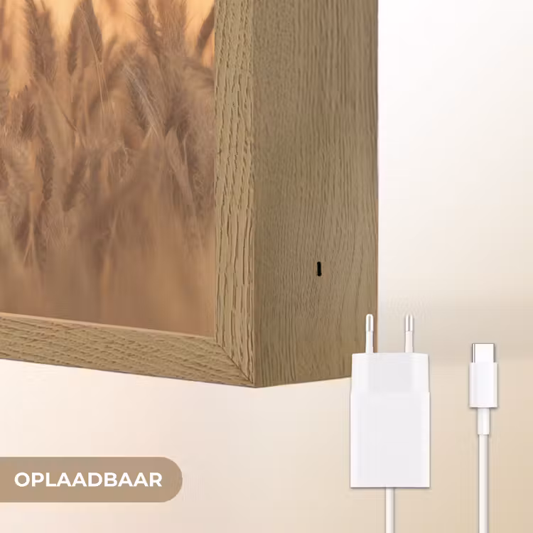 Lightbox - Wandlamp - Hert - Graanveld - Bruin — 7