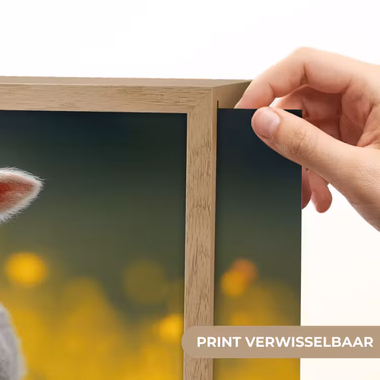 Lightbox - Wandlamp - Lammetje - Gras - Bloemen - Geel — 5