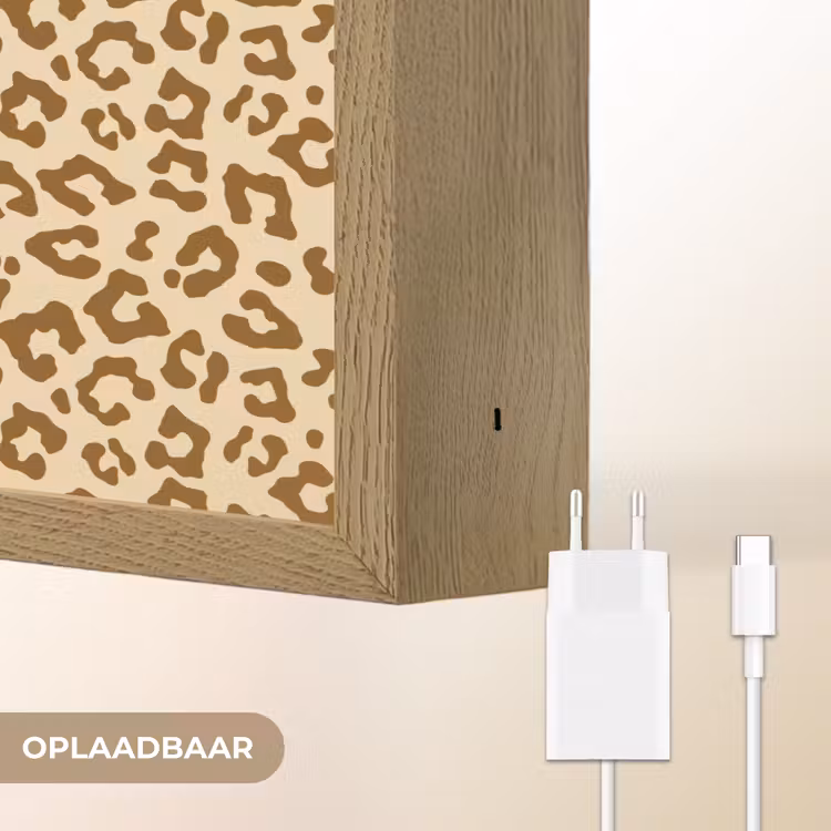 Lightbox - Wandlamp - Luipaard - Bruin - Patroon — 7