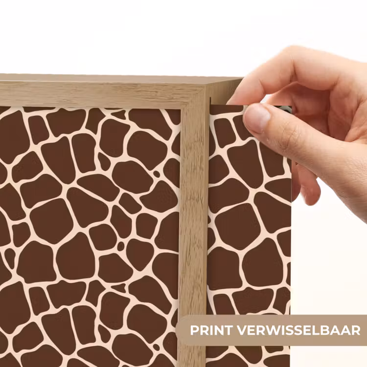 Lightbox - Wandlamp - Patroon - Giraf - Bruin — 5